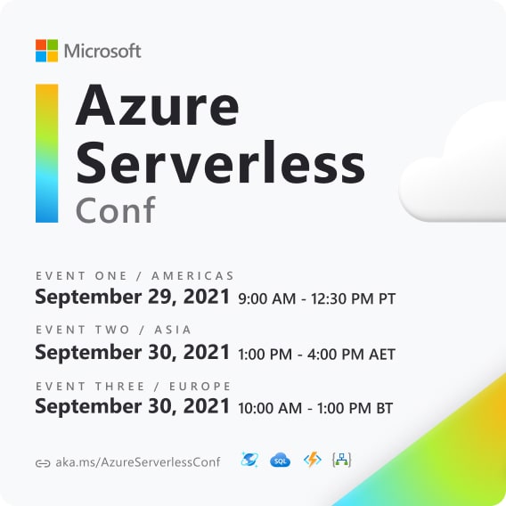 Azure Serverless Conf: Event Card