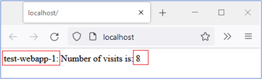 2.3 Browser - test-webapp-1 - number of visits 8