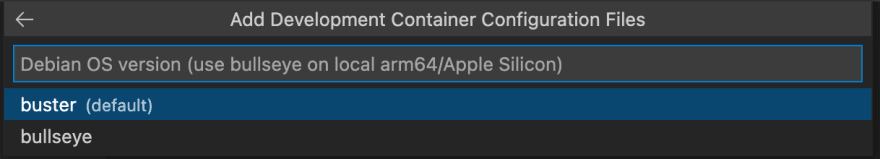 Select OS version