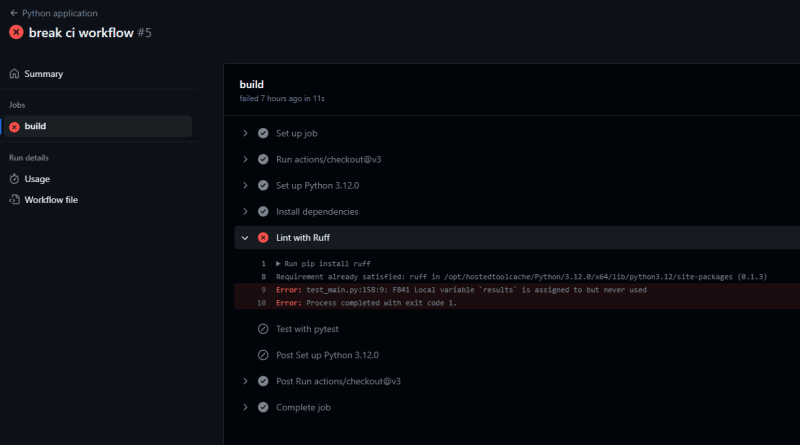 Viewing Errors