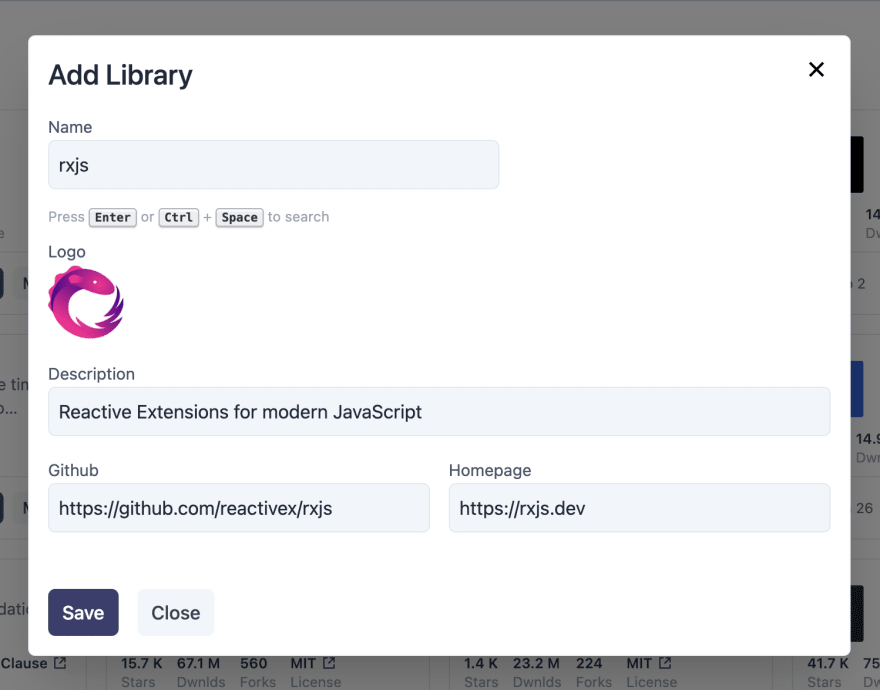 Add new Library