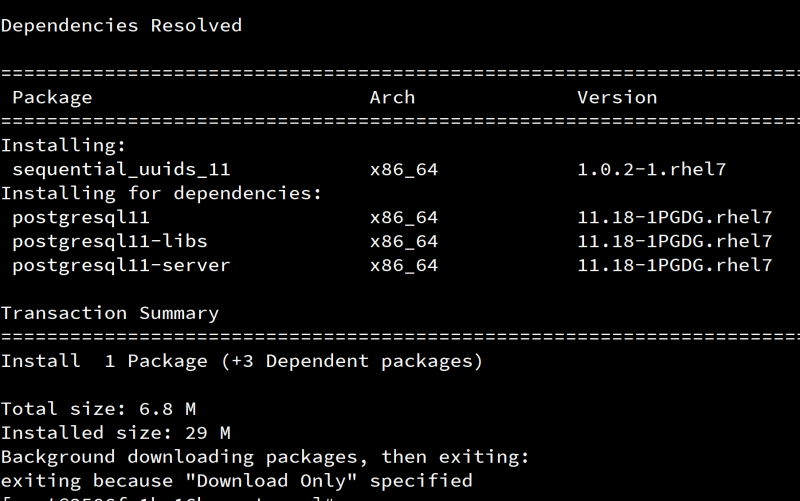 pgdg redhat repo