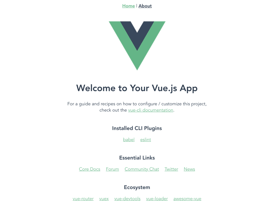 Creating your first vue application
