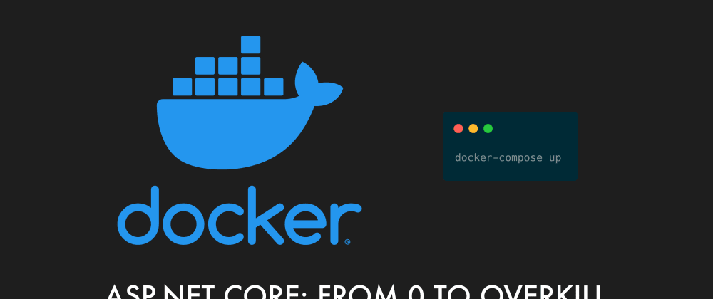 Cover image for Episode 027 - Up and running with Docker Compose - ASP.NET Core: From 0 to overkill