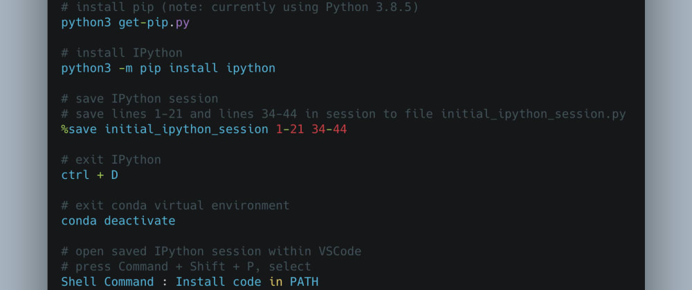 install ipython conda