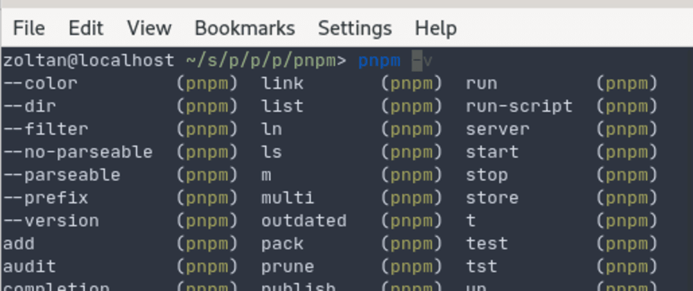 Cover image for pnpm v4.9 comes with command completion!
