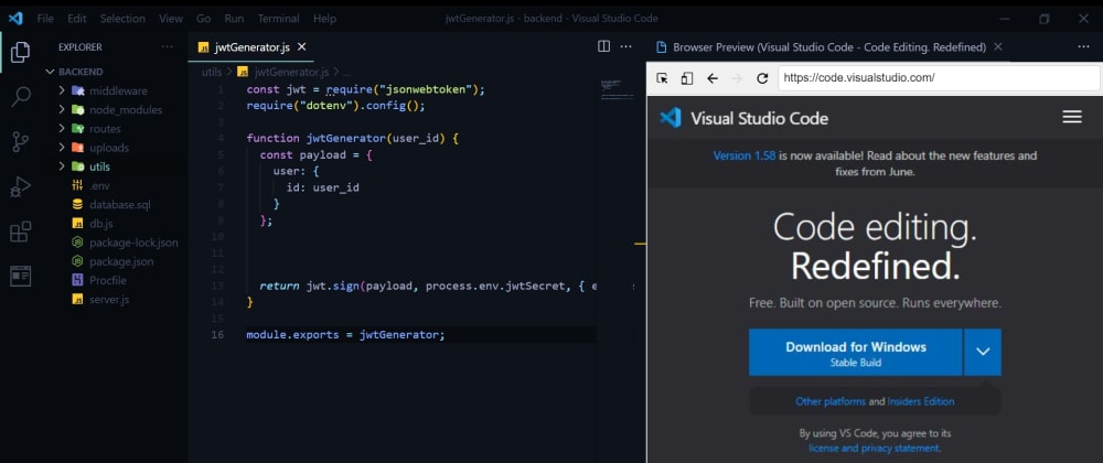 Cover image for How to Add Visual Studio Code Browser Preview Extension