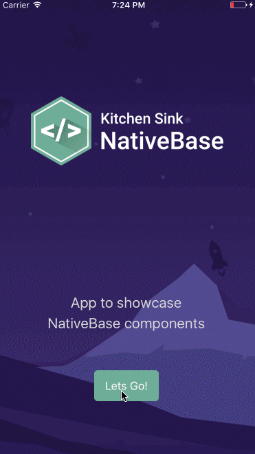 NativeBase kit preview