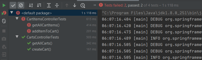 Spring boot top transactional test
