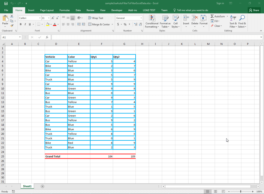 use data filter in excel 2011 for mac