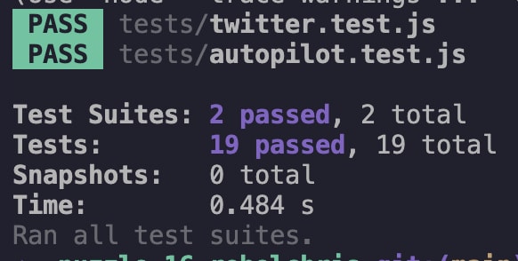 Autopilot movement in JavaScript