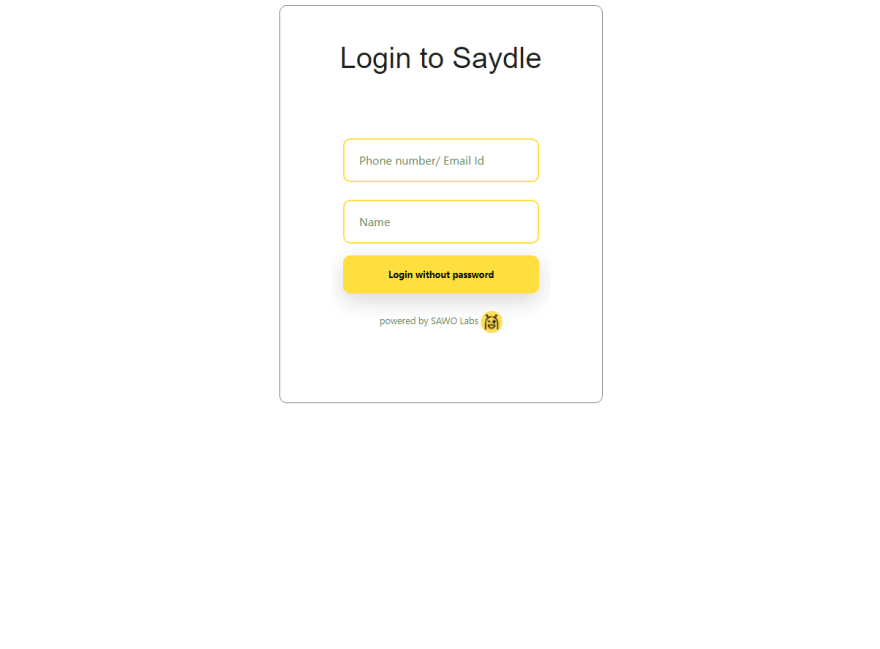 Login Page