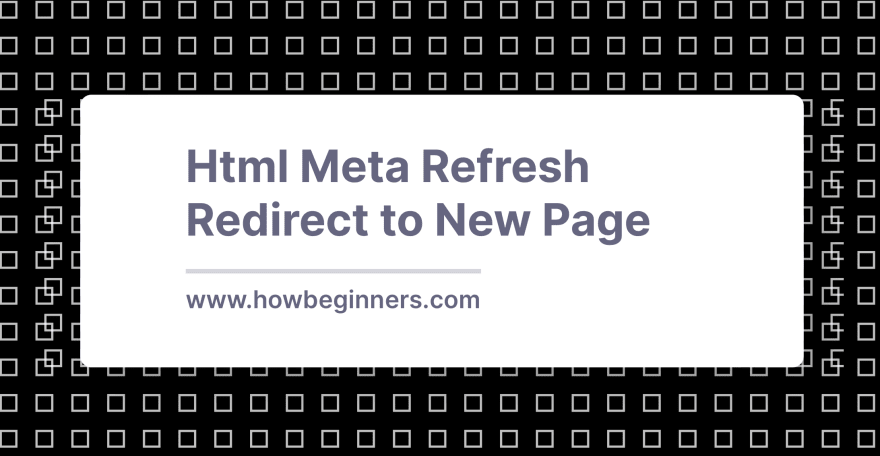 Learn A Simple Html Trick To Refresh Redirects Instantly To