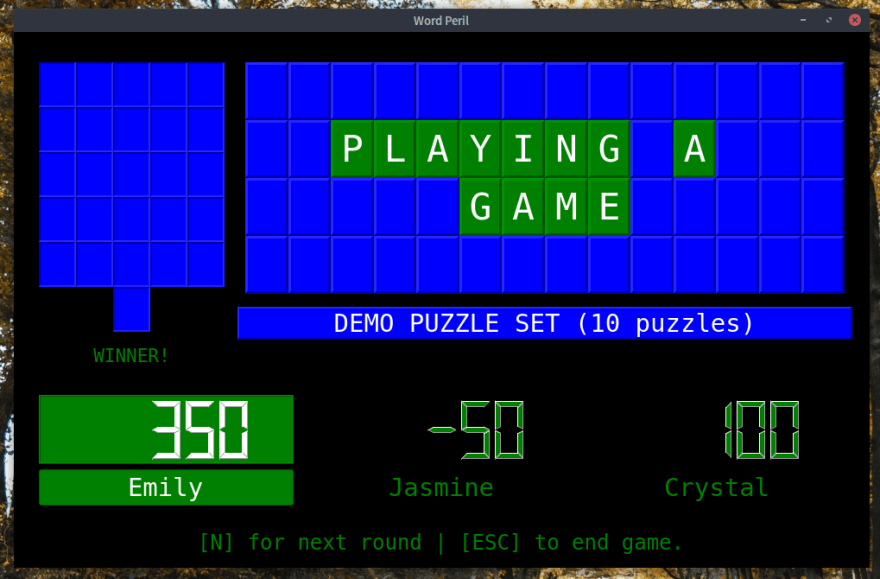 The Score Screen after a puzzle is solved.