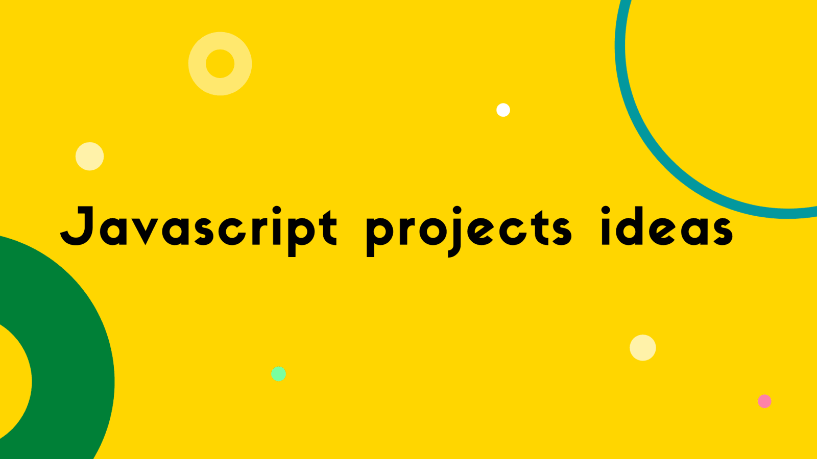 simple javascript projects