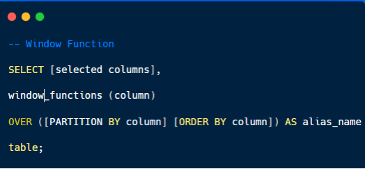 Window Functions: A comprehensive guide to mastery. - DEV Community