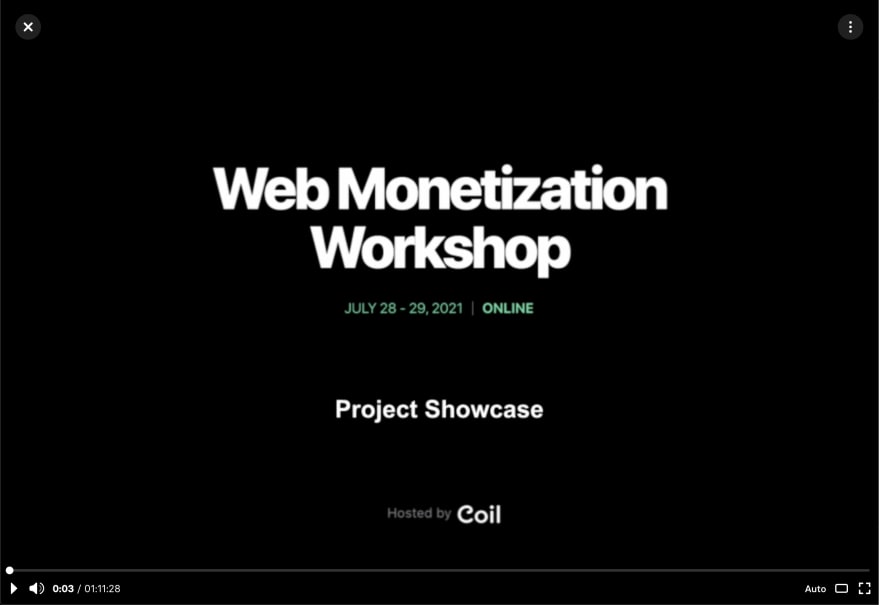 Alt Web Monetization Workshop replay