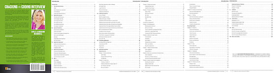 table of content cracking the coding interview