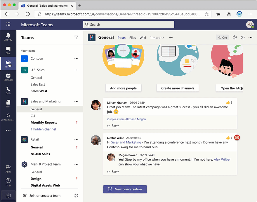 microsoft teams app notifications