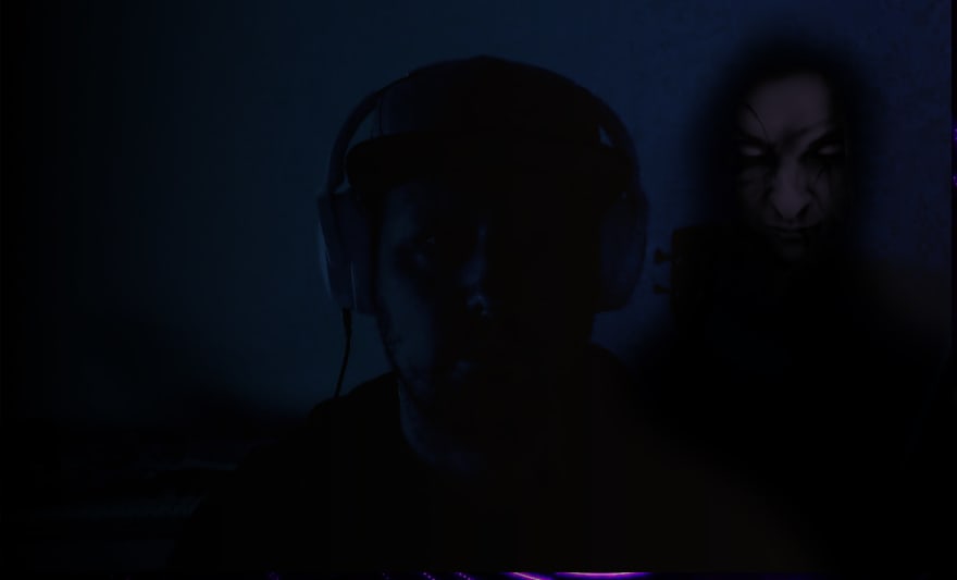 Ghost standing behind me