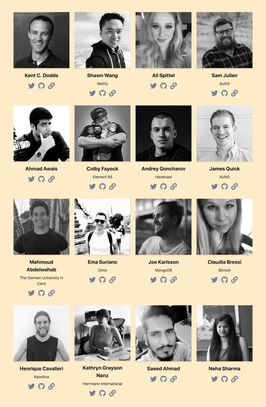 Byteconf React 2020 Speakers