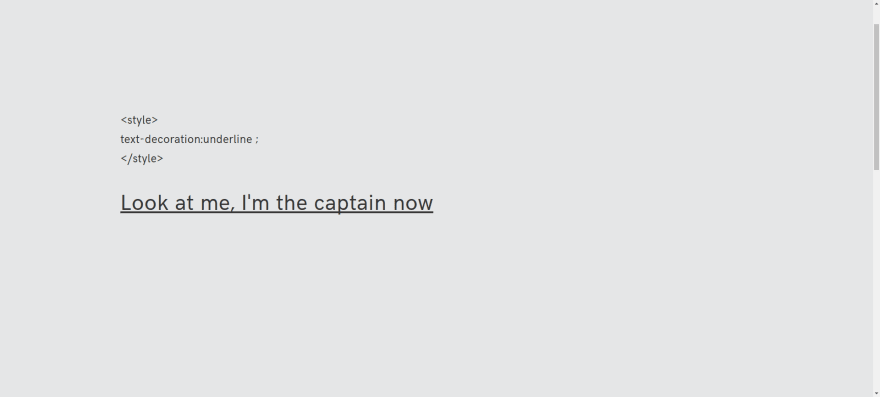 Html tag hotsell for underline
