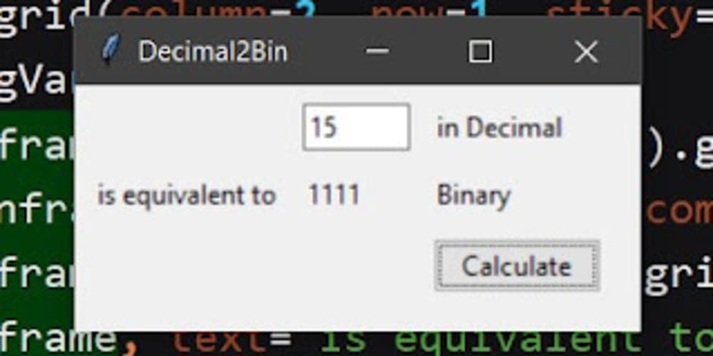 Create a Simple Decimal to Binary Converter With Python - DEV Community