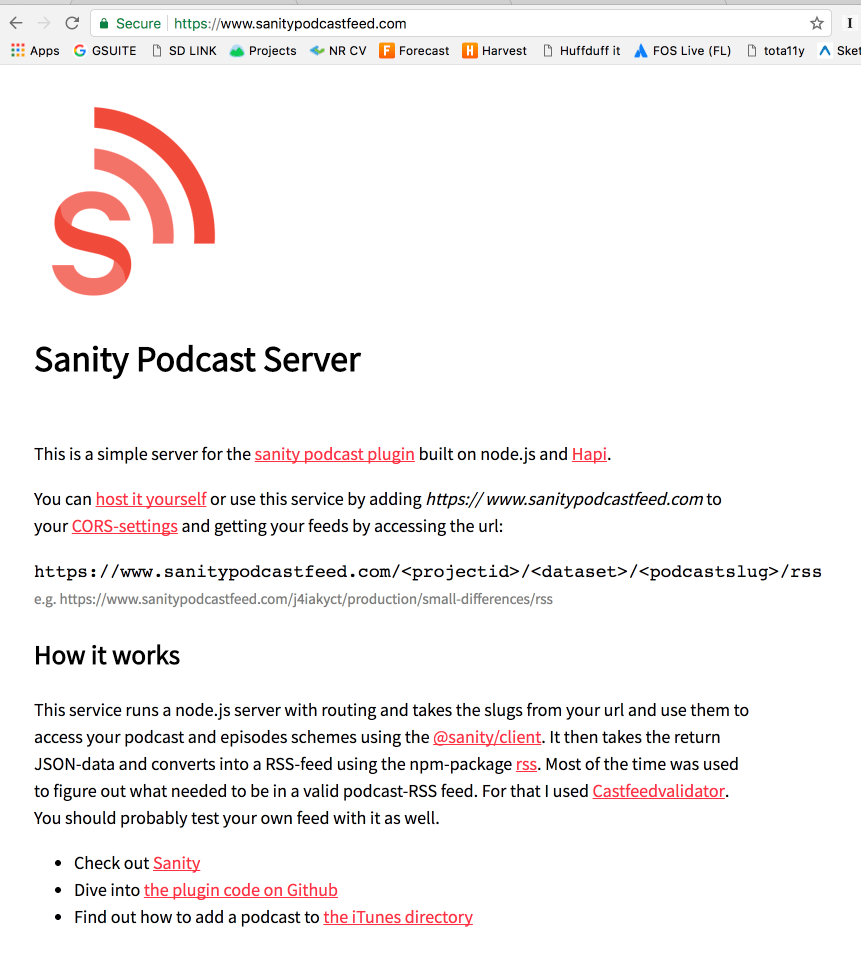 Head over to www.sanitypodcastfeed.com