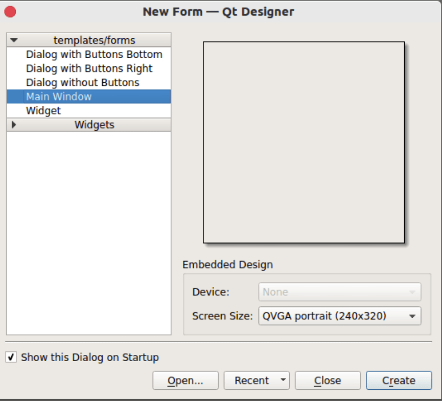 qt designer for windows linux