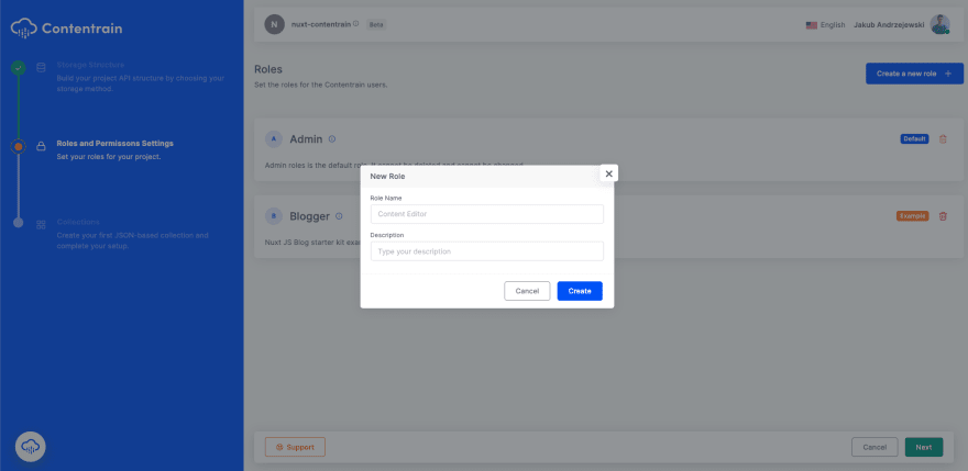 Contentrain Roles