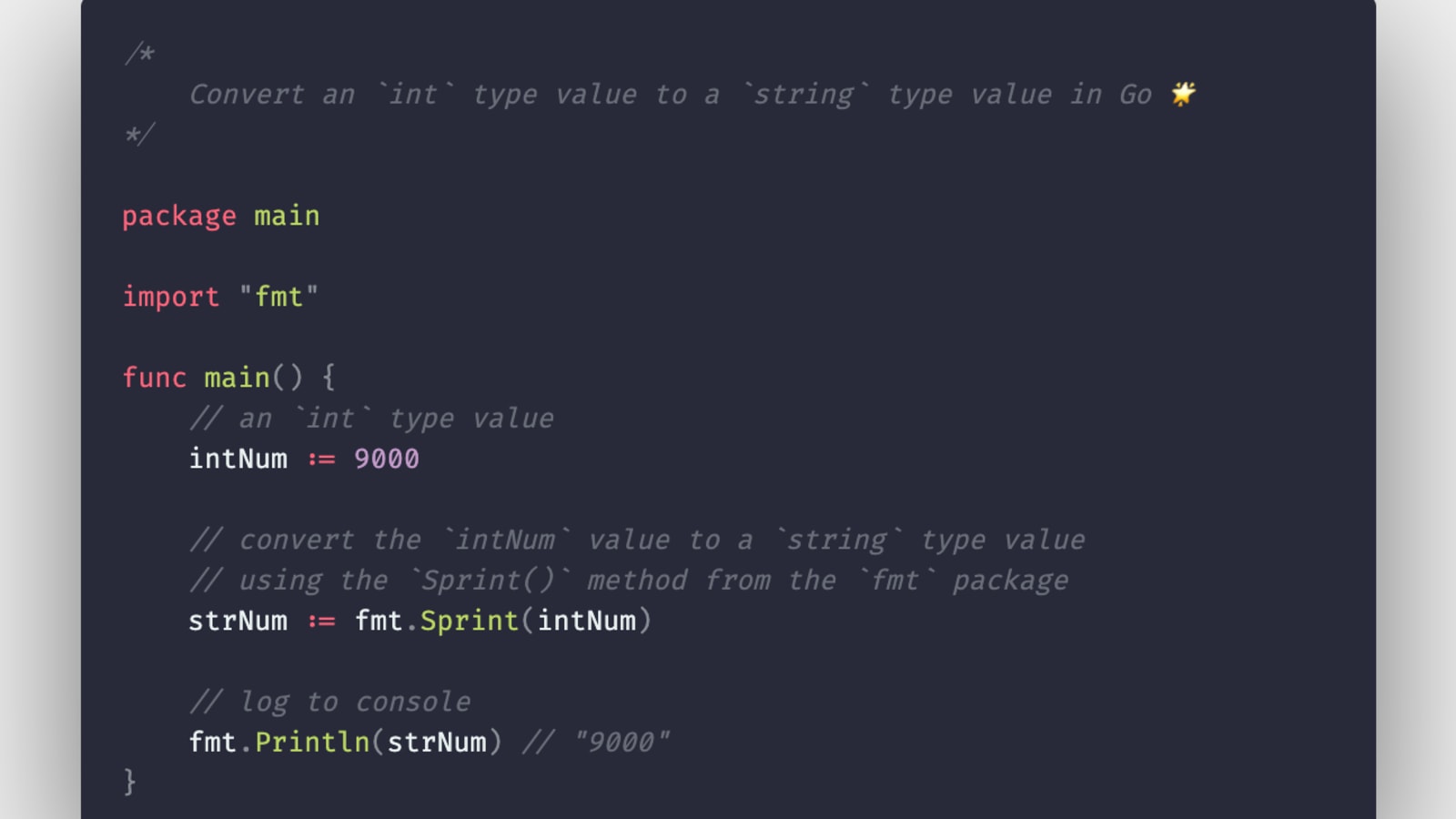 How To Convert An Int Type Value To A String Type Value In Go Or Golang? -  Dev Community