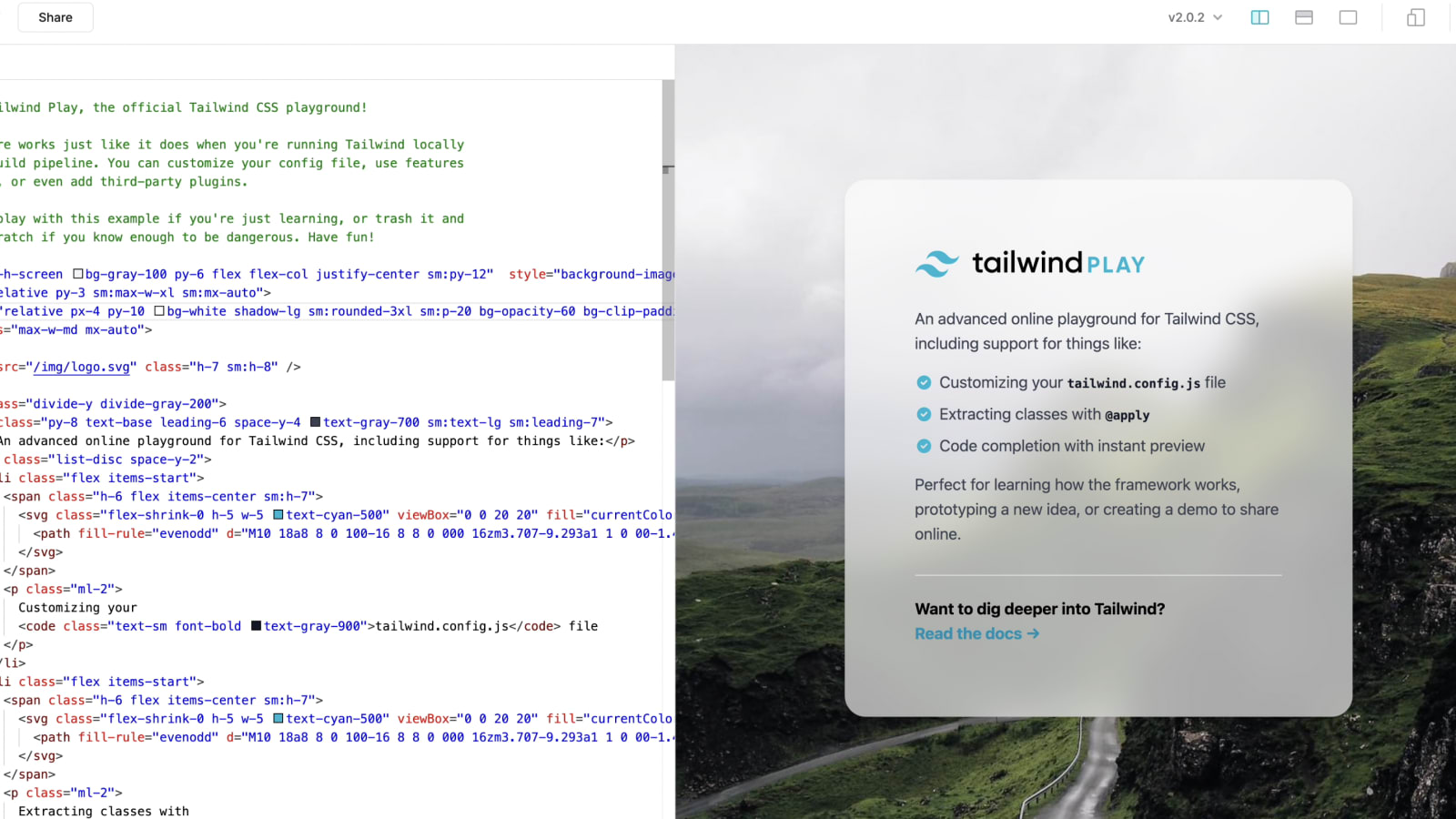 Glassmorphism With Tailwind Css Under 60 Seconds Dev Community