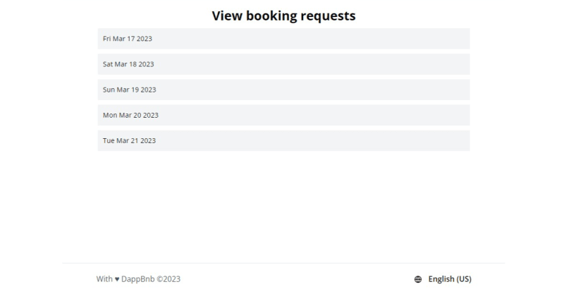 Bookings Page 2