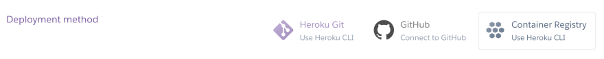 Heroku Deployment Options