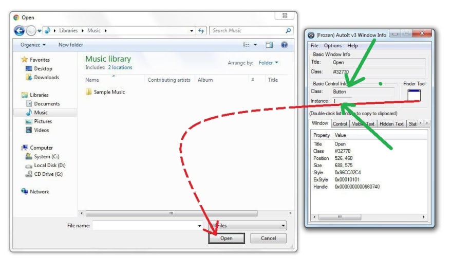 autoit mouse coordinates