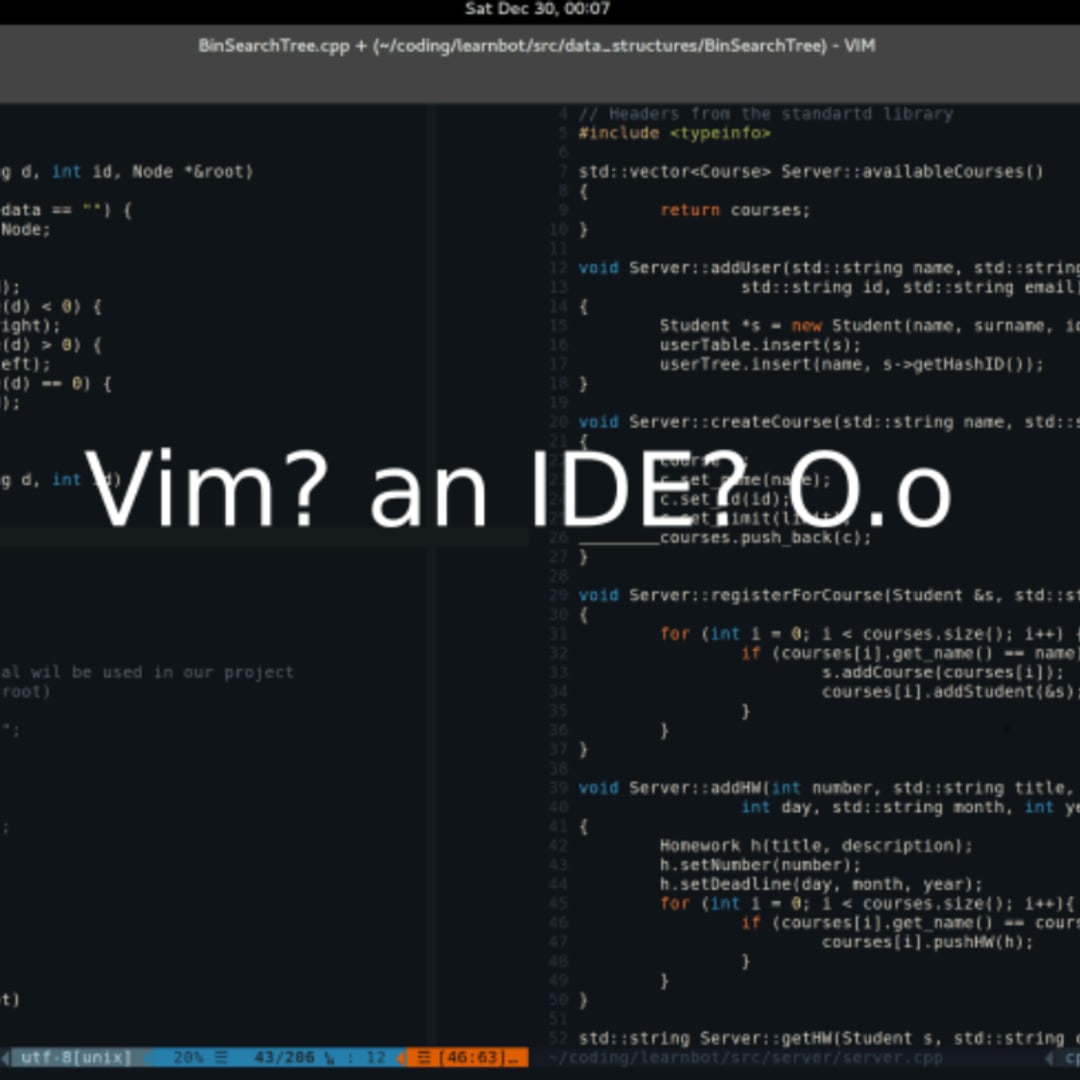 macvim code completion