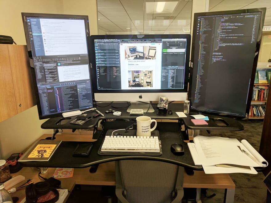 Tom VanAntwerp's desk.