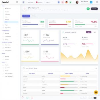 ArchitectUI react template