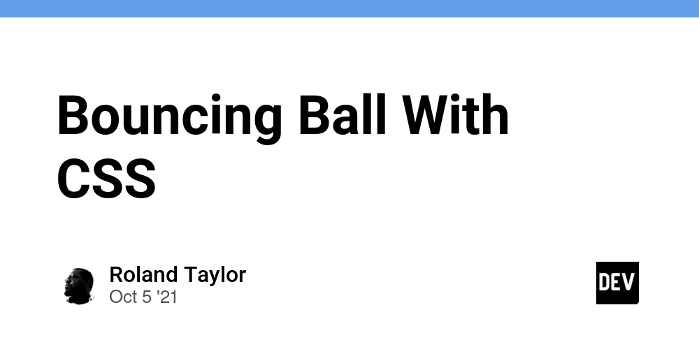 A Pure CSS Bouncing Ball - CSS Reset