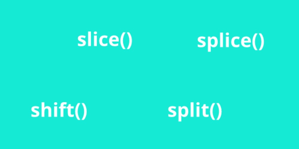 slice and splice in javascript