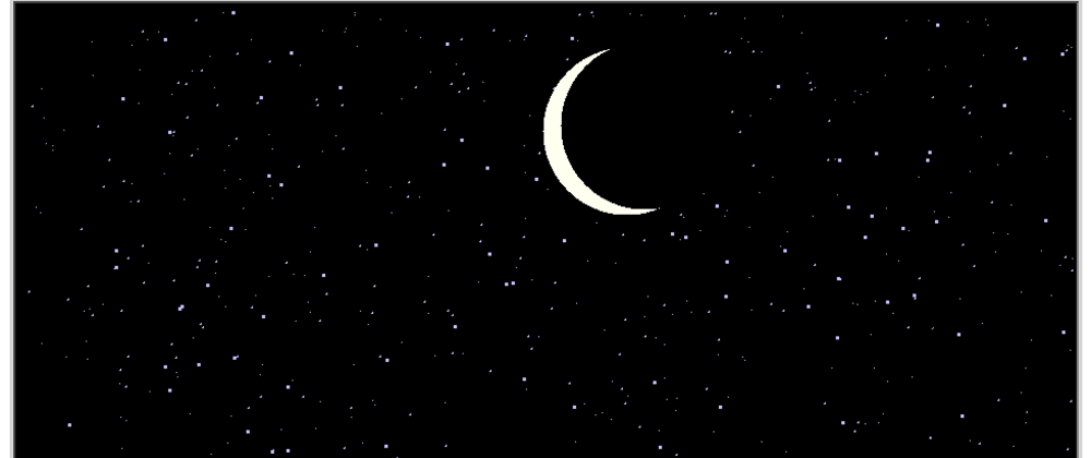 Starry Night with Python Turtle - DEV Community