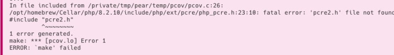homebrew error