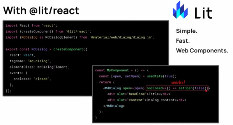 Lit React v1.0