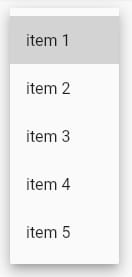 Dropdown button clicked