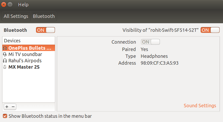 Ubuntu bluetooth earphones sales