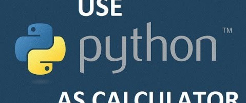 Cover image for 2.2 Python as a calculator