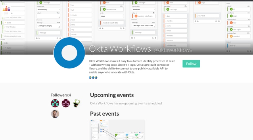 Okta Workflows channel on Crowdcast