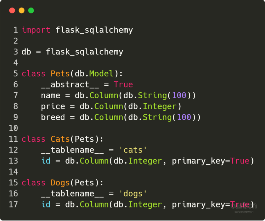 SQLAlchemy instead Flask-SQLAlchemy