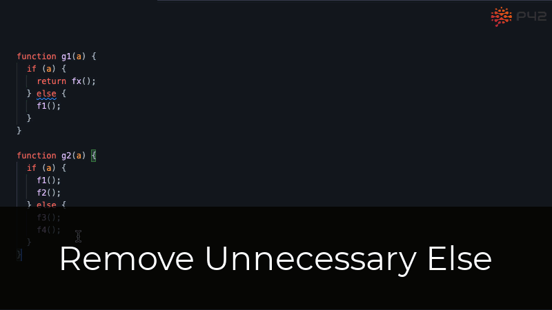 Remove unnecessary else