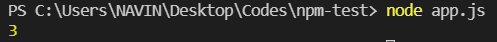 output of the code